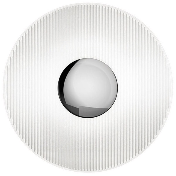 【Sonneman】アメリカ・デザイン照明 ウォールライト「Meclisse LED 9 inch Polished Chrome ADA Sconce Wall Light」１灯・ポリッシュクローム・エッチングガラス（W229×D70×H229mm）