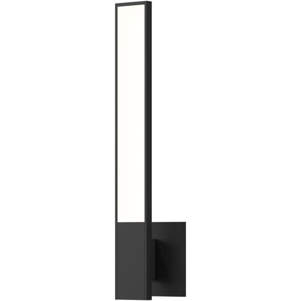 【Sonneman】アメリカ・デザイン照明 ウォールライト「Planes LED 3 inch Satin Black ADA Wall Sconce Wall Light」1灯・サテンブラック（W64×H457mm）