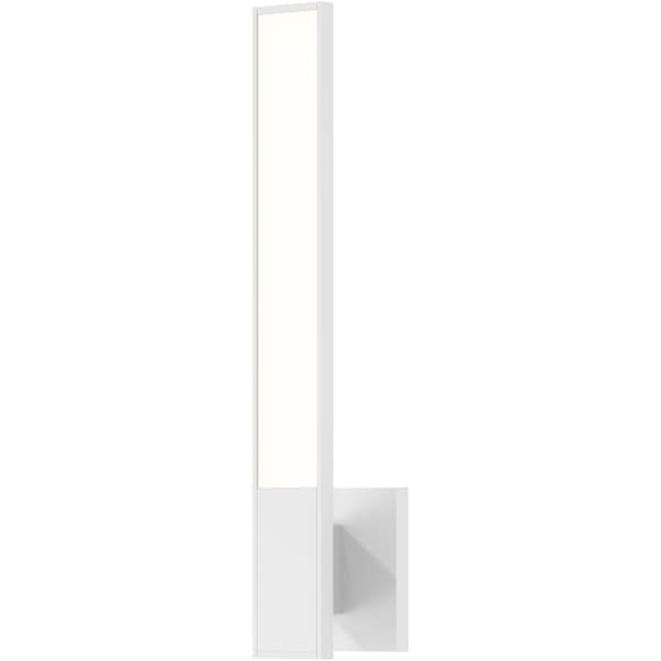 【Sonneman】アメリカ・デザイン照明 ウォールライト「Planes LED 3 inch Satin White ADA Wall Sconce Wall Light」1灯・サテンホワイト（W64×H457mm）