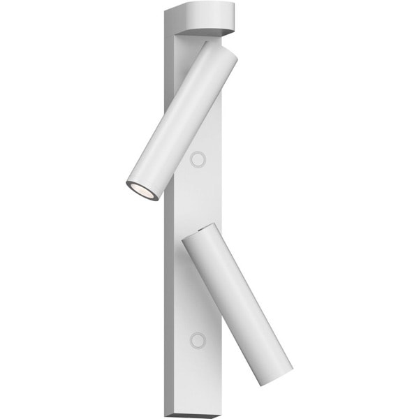 【Sonneman】アメリカ・デザイン照明 ウォールライト「Haim LED 1.5 inch Textured White ADA Wall Sconce Wall Light」3灯・テクスチャーホワイト（W38×D146×H279mm）