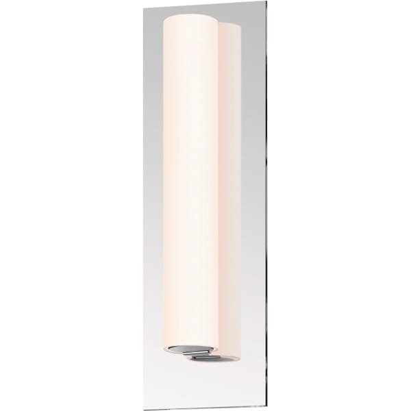 【Sonneman】アメリカ・デザイン照明 ウォールライト「Tubo Slim LED 4.75 inch Polished Chrome ADA Sconce Wall Light in Flat」1灯・ポリッシュクローム・フラット（W121×H381mm）