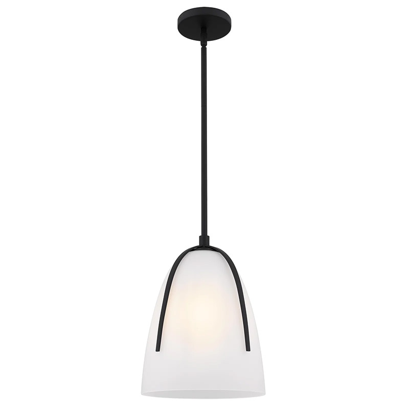 【QUOIZEL】アメリカ・デザイン照明 ペンダントライト1灯「Whitmore」ブラック（W250×D250×H330mm）