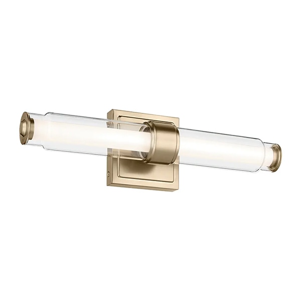 【Kichler】アメリカ ウォールライト「Laurene Vanity Light」1灯・シャンパンブロンズ（W470mm×H127mm）
