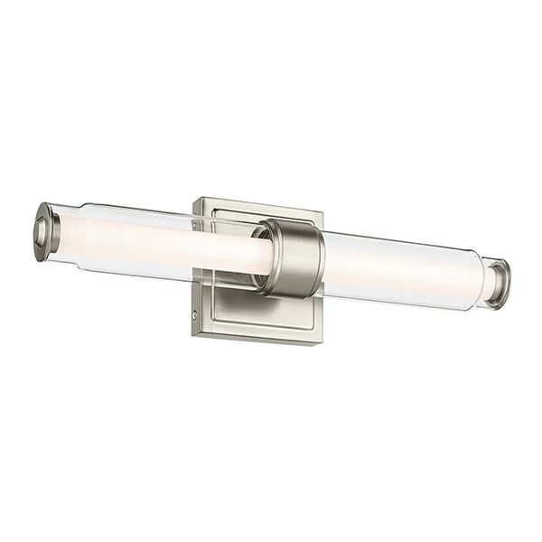 【Kichler】アメリカ ウォールライト「Laurene Vanity Light」1灯・ブラッシュド ニッケル（W470mm×H127mm）
