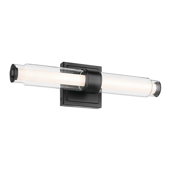 【Kichler】アメリカ ウォールライト「Laurene Vanity Light」1灯 ブラック（W470mm×H127mm）