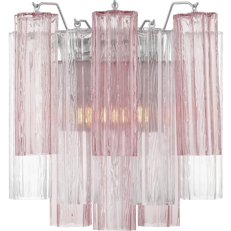 【CRYSTORAMA】アメリカ・デザイン照明「Addis Bath Wall Light」ウォールライト Polished Chrome, Spring（W368×H368mm）