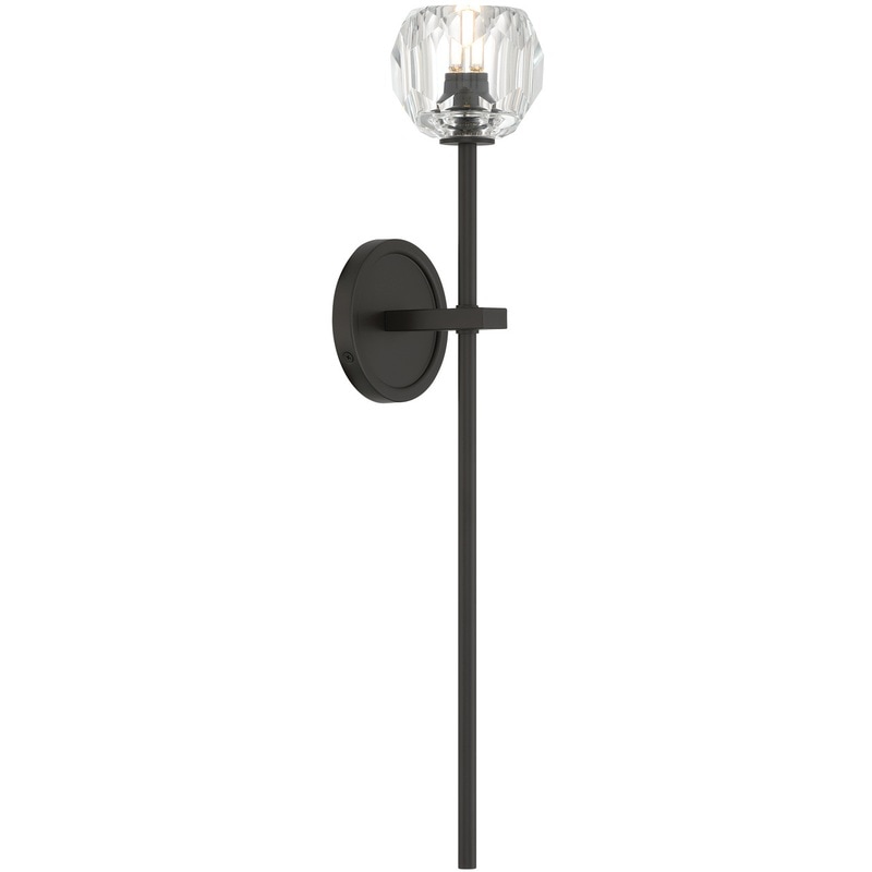 【CRYSTORAMA】アメリカ・デザイン照明「Aragon Sconce Wall Light」ウォールライト Matte Black MK（W114×H273mm）