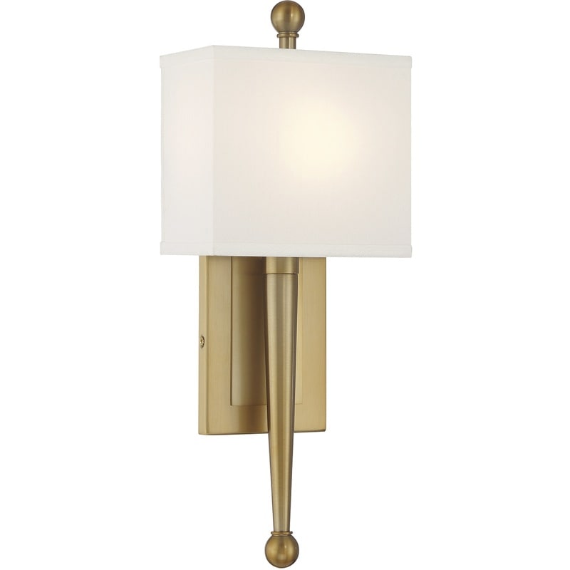 【CRYSTORAMA】アメリカ・デザイン照明「Ardson Bath Sconce Wall Light」ウォールライト Vibrant Gold（W178×H451mm）