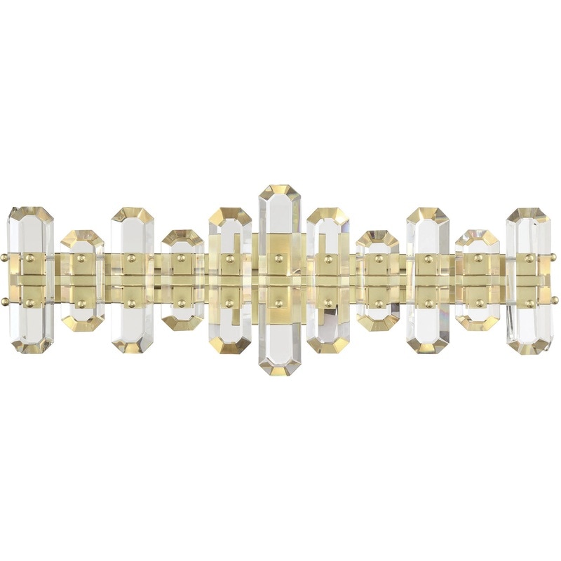 【CRYSTORAMA】アメリカ・デザイン照明「Bolton Bath Vanity Light Wall Light」ウォールライト Aged Brass（W641×H216mm）