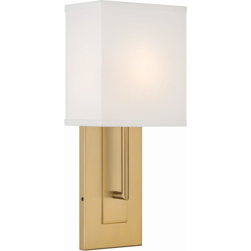 【CRYSTORAMA】アメリカ・デザイン照明「Brent Bath Sconce Wall Light」ウォールライト Vibrant Gold（W165×H381mm）