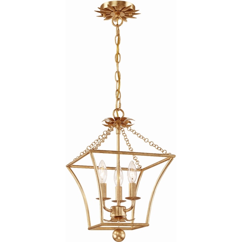 【CRYSTORAMA】アメリカ・デザイン照明「Broche 3 Light」シャンデリア（W279×H432mm）