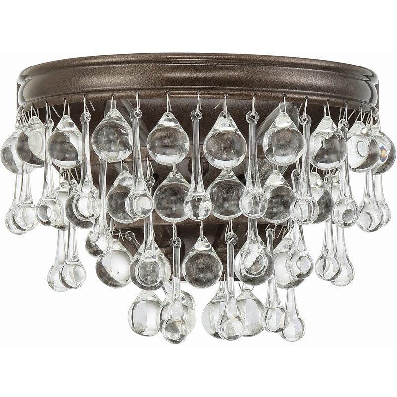 【CRYSTORAMA】アメリカ・デザイン照明「Calypso Bath Wall Light」ウォールライト Vibrant Bronze（W273×H184mm）