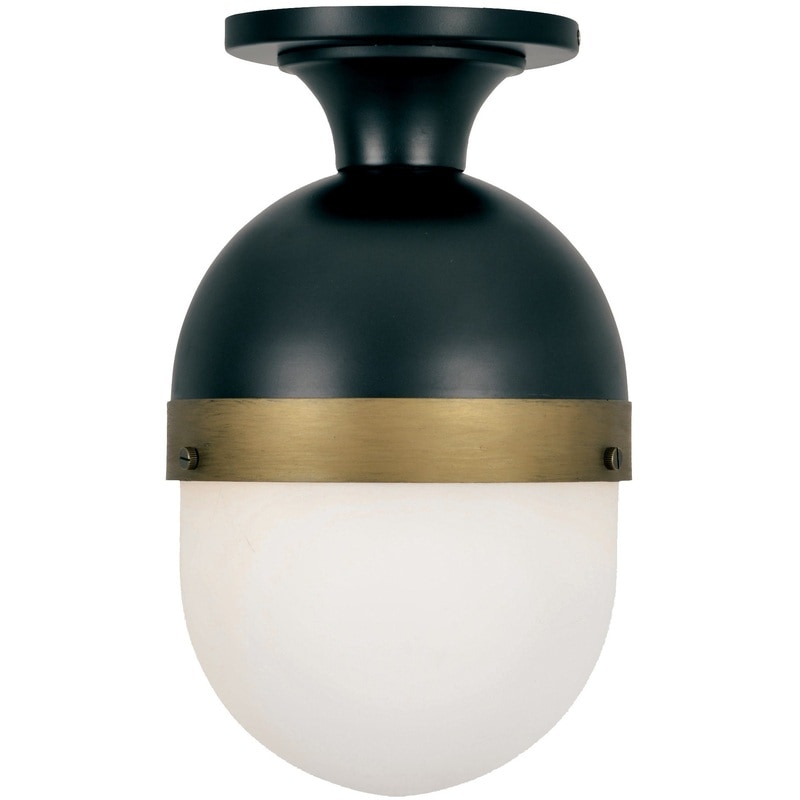 【CRYSTORAMA】アメリカ・デザイン照明「Capsule 1 Light」屋外用シーリングライト（W203×H343mm）