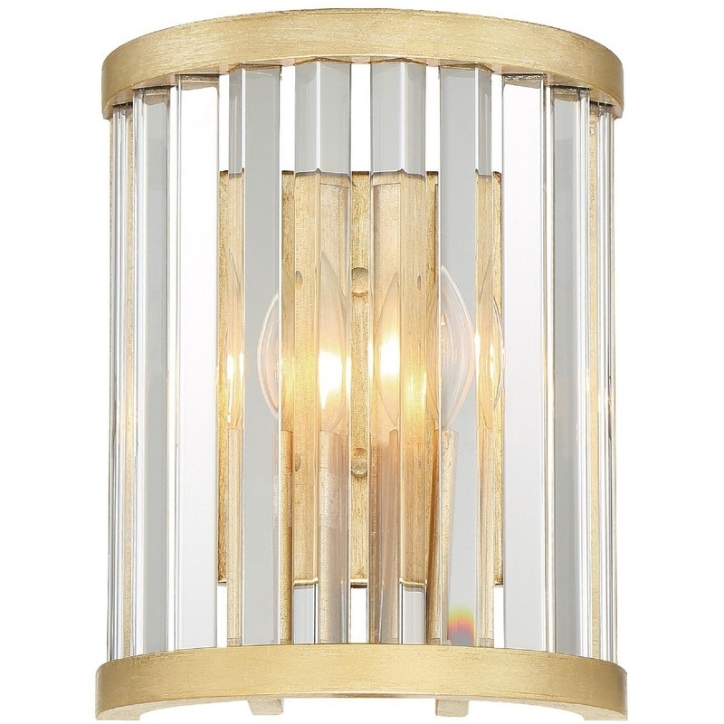 【CRYSTORAMA】アメリカ・デザイン照明「Darcy Bath Wall Light」ウォールライト（W203×H254mm）