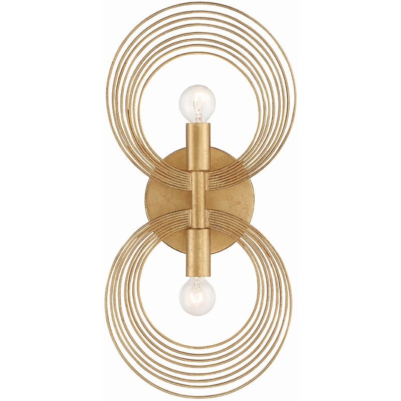 【CRYSTORAMA】アメリカ・デザイン照明「Doral Bath Wall Light」ウォールライト（W197×H419mm）