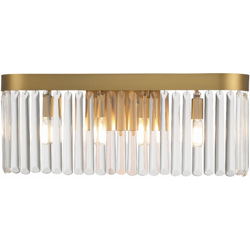 【CRYSTORAMA】アメリカ・デザイン照明「Emory Bath Vanity Light Wall Light」ウォールライト Modern Gold（W610×H241mm）
