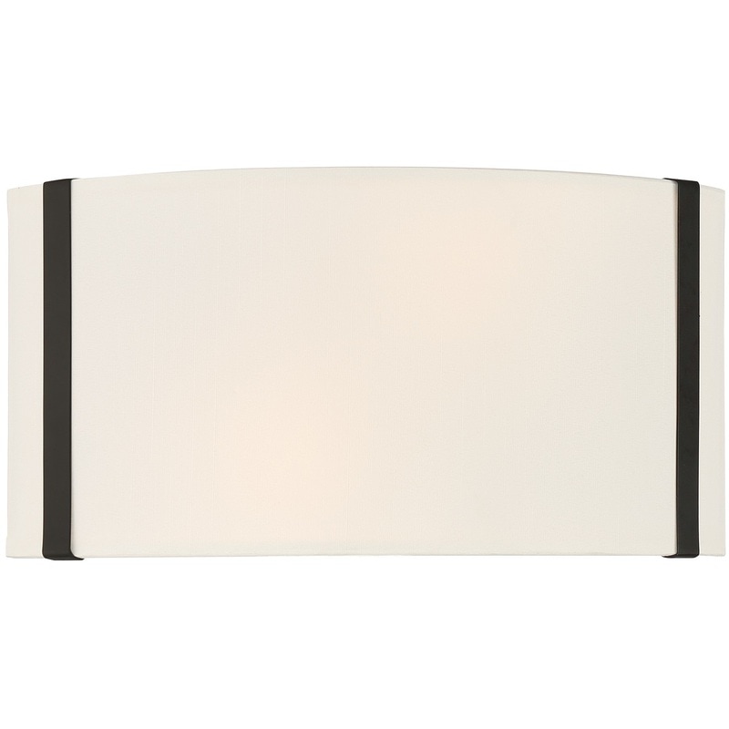【CRYSTORAMA】アメリカ・デザイン照明「Fulton Sconce Wall Light in Black」ウォールライト Black（W330×H159mm）