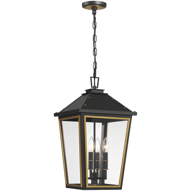 【CRYSTORAMA】アメリカ・デザイン照明「Hawkins 4 Light」屋外用ペンダントライト（W305×H546mm）