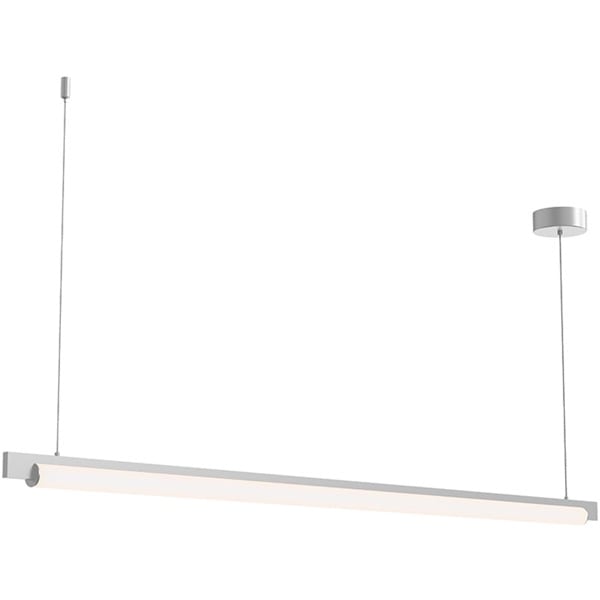 【Sonneman】アメリカ・デザイン照明 ペンダントライト「Keel LED 60 inch」1灯・ ブライトサテンアルミニウム（W1524×D38×H51mm）