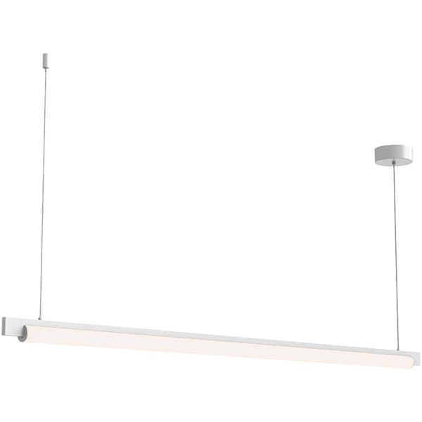 【Sonneman】アメリカ・デザイン照明 ペンダントライト「Keel LED 60 inch」1灯・ サテンホワイト（W1524×D38×H51mm）