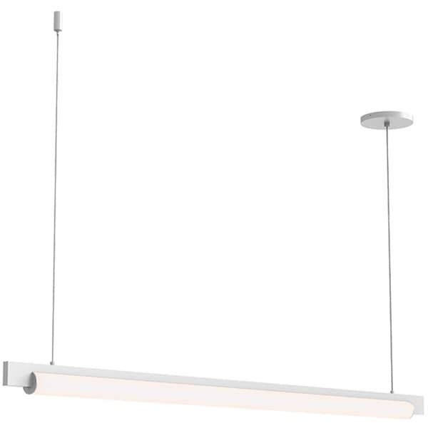 【Sonneman】アメリカ・デザイン照明 ペンダントライト「Keel LED 44 inch」1灯・ サテンホワイト（W1118×D38×H51mm）