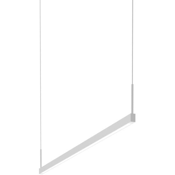 【Sonneman】アメリカ・デザイン照明 ペンダントライト「Thin-Line LED 48 inch」2灯・ サテンホワイト（W1220×D20×H127mm）