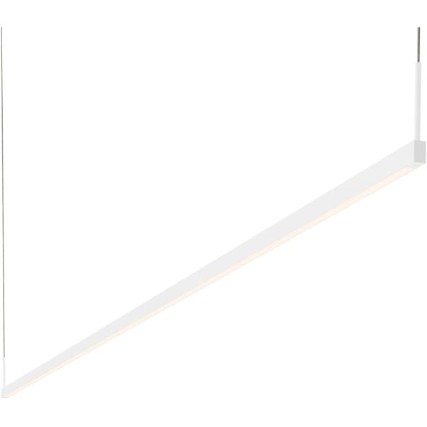 【Sonneman】アメリカ・デザイン照明 ペンダントライト「Thin-Line LED 96 inch」2灯・サテンホワイト（W2439×D20×H127mm）