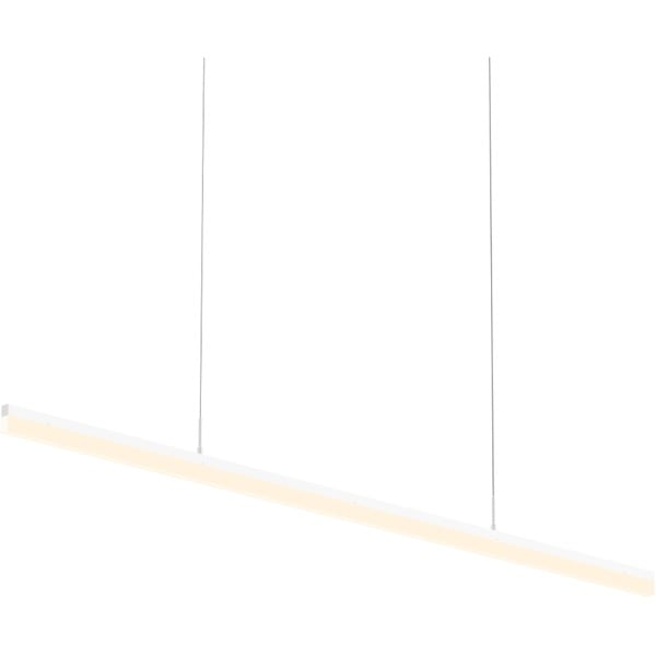 【Sonneman】アメリカ・デザイン照明 ペンダントライト「Stiletto LED 59.5 inch」1灯・サテンホワイト（W1511×D19×H44mm）
