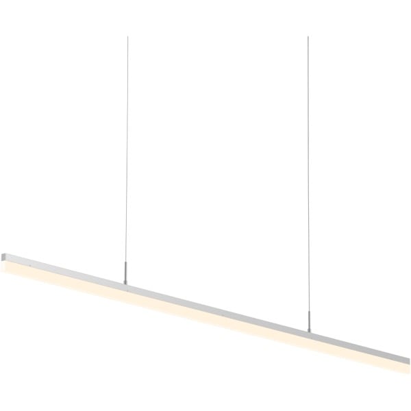 【Sonneman】アメリカ・デザイン照明 ペンダントライト「Stiletto LED 59.5 inch」1灯・ブライトサテンアルミニウム（W1511×D19×H44mm）
