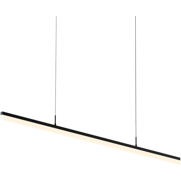 【Sonneman】アメリカ・デザイン照明 ペンダントライト「Stiletto LED 59.5 inch」1灯・サテンブラック（W1511×D19×H44mm）