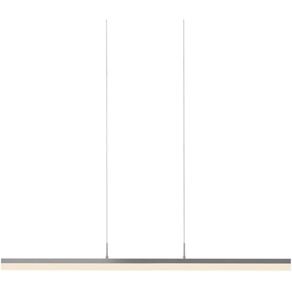 【Sonneman】アメリカ・デザイン照明 ペンダントライト「Stiletto LED 44.25 inch」1灯・ブライトサテンアルミニウム（W1124×D19×H108mm）