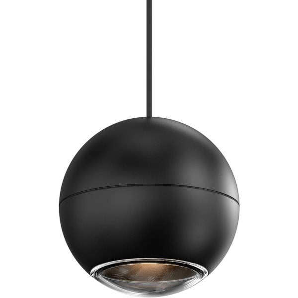 【Sonneman】アメリカ・デザイン照明 ペンダントライト「Hemisphere LED 4 inch」1灯・テクスチャードブラック（W102×D102×H108mm）