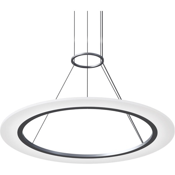 【Sonneman】アメリカ・デザイン照明 ペンダントライト「Arctic Rings LED 30.5 inch」1灯・ブライトサテンアルミニウム（W775×H13mm）