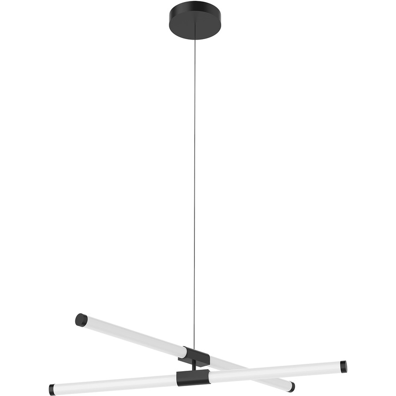 【KUZCO】アメリカ・デザイン照明「Akari LED」シャンデリア Black BK（W902×H95mm）