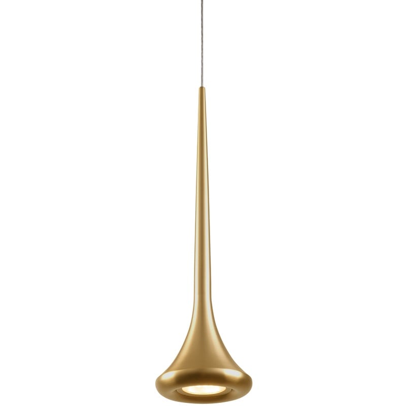 【KUZCO】アメリカ・デザイン照明「Bach LED」ペンダントライト（φ127×H483mm）