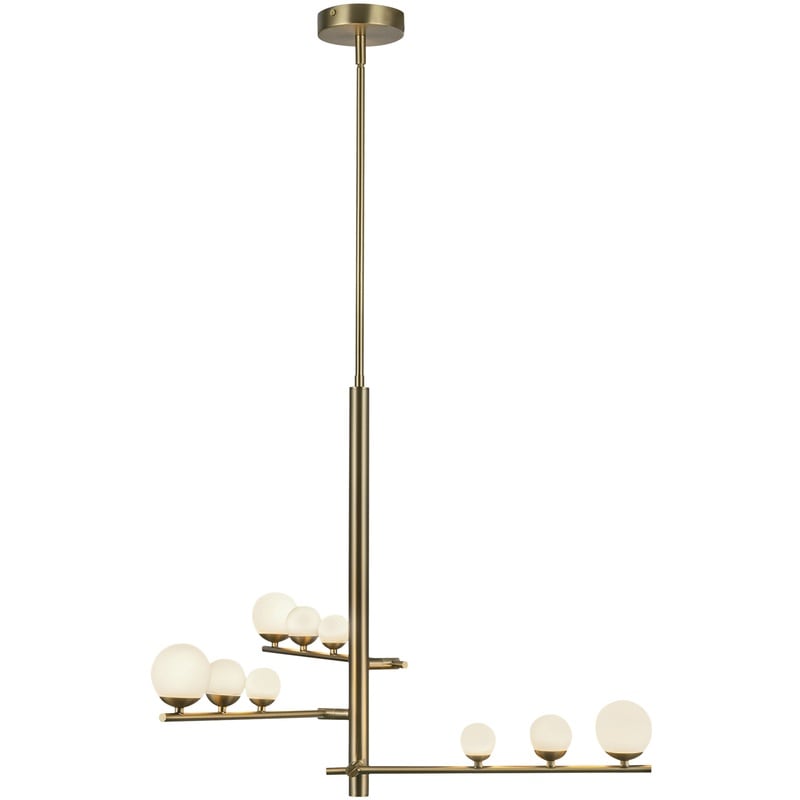 【KUZCO】アメリカ・デザイン照明「Cypress LED」シャンデリア Brushed Gold（φ483×H610mm）