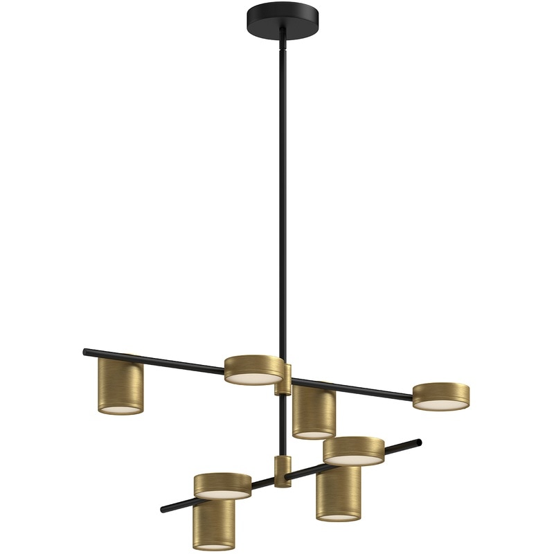 【KUZCO】アメリカ・デザイン照明「Jayden LED」シャンデリア（W1016×H337mm）