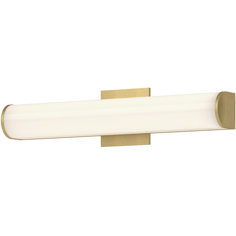 【KUZCO】アメリカ・デザイン照明「Longitude LED」ウォールライト Brushed Gold（W508×H73mm）