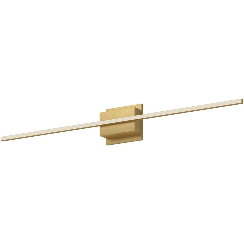 【KUZCO】アメリカ・デザイン照明「Vega Minor LED」ウォールライト Brushed Gold 120-volt（W914×H76mm）