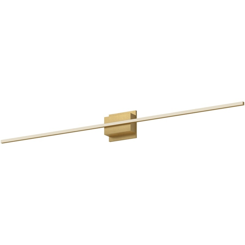 【KUZCO】アメリカ・デザイン照明「Vega Minor LED」ウォールライト Brushed Gold（W1219×H76mm）
