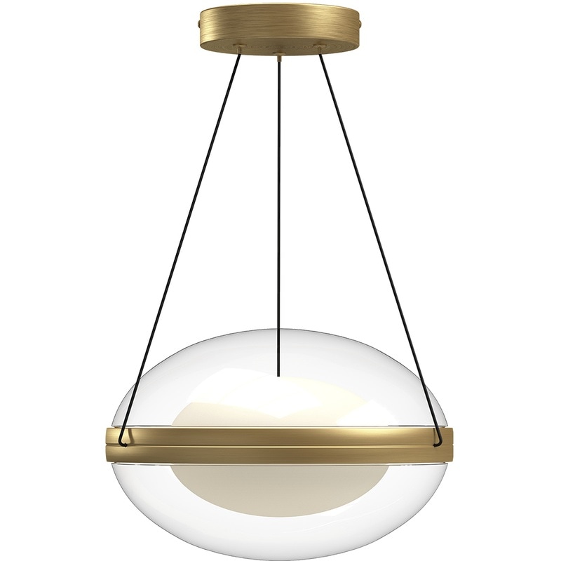 【KUZCO】アメリカ・デザイン照明「Virgo LED」ペンダントライト（φ308×H210mm）