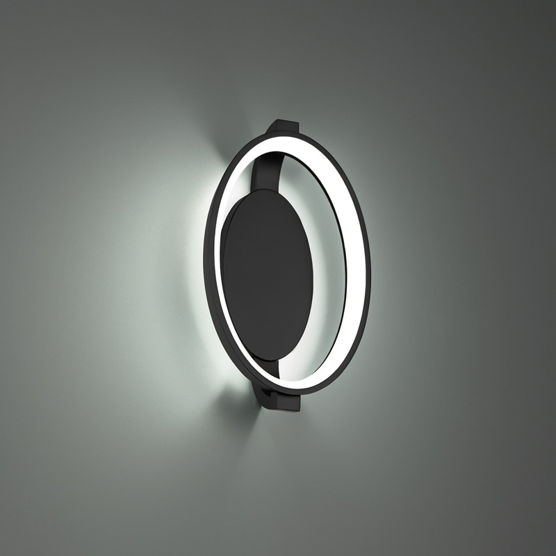 【WAC LIGHTING】アメリカ・LEDウォールライト「Solitaire」ブラック（W330×D70×H200mm）