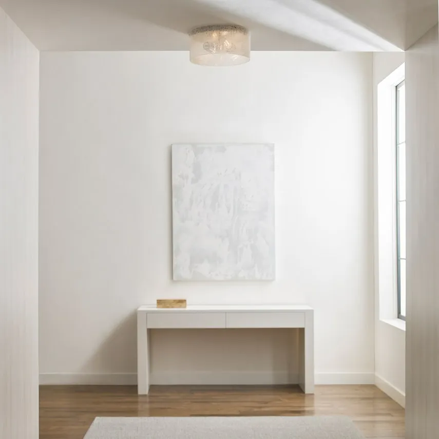 【TECH LIGHTING】アメリカ・シーリングライト「VETRA」2灯Satin Nickel（W330×L330×H150mm）