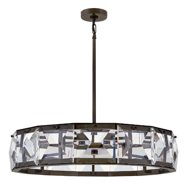 【HINKLEY】LEDシャンデリアライト「Rene」（W762×H172-1080mm）