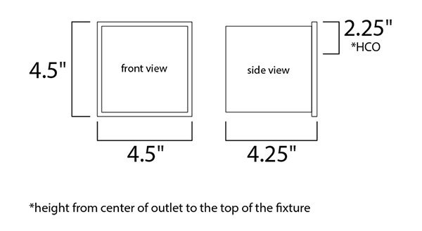 【ET2】アメリカ・ホテルライクなアウトドアウォールライト「ALUMILUX CUBE」2灯（W110×D110×H110mm）
