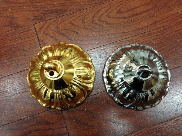 部材】シーリングカップ(フランジ付)：薄型(傾斜天井用にも使用) ※直