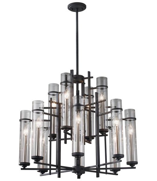 【GENERATION LIGHTING】アメリカ・FEISS Collection デザインシャンデリア「Ethan」12灯(W762×H676mm)
