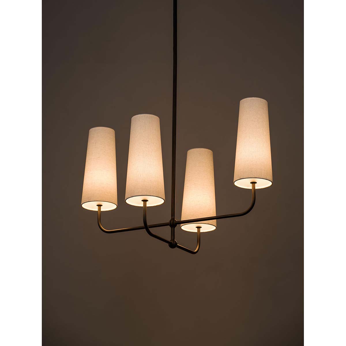 【ALLIED MAKER】 アメリカ・インテリア照明「Bola 4 Chandelier」ペンダントライト 4灯 カスタムカラー (W788×D1093×H666mm)