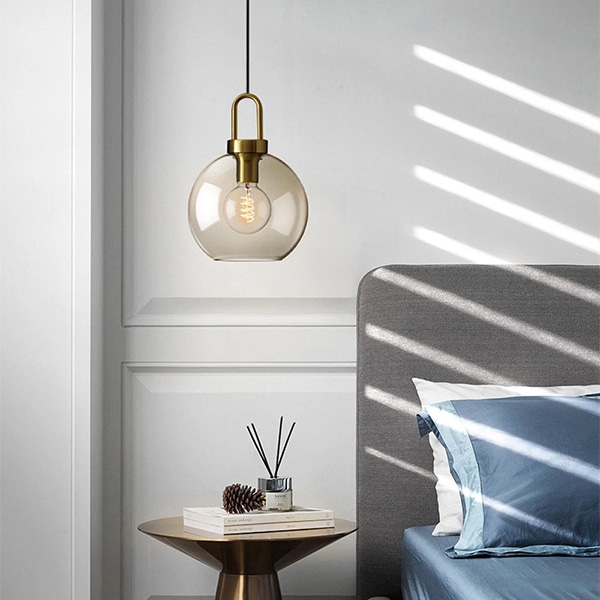 【リーズナブル】デザイン照明 ガラスシェードペンダントライト(φ200/250/300mm)