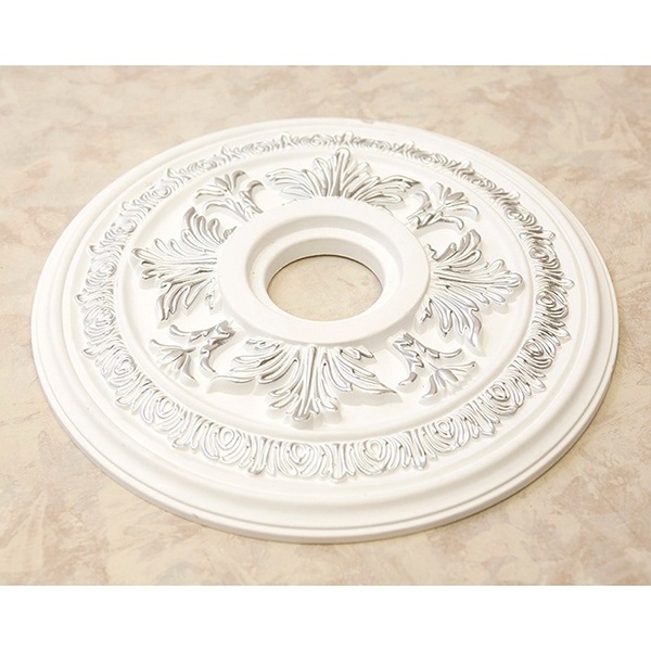 引っ掛けシーリングでも使える】シーリングメダリオン ホワイト